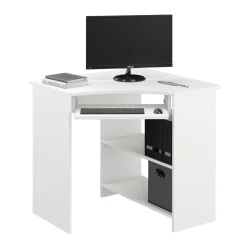 Eckschreibtisch Odin Weiß 83 x 76 cm Vicco