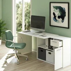 Eckschreibtisch Robin Weiß 120 x 60 cm Vicco