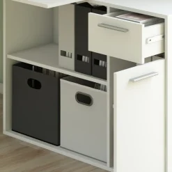 Eckschreibtisch Robin Weiß 120 x 60 cm Vicco