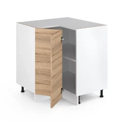 Eckunterschrank R-Line Sonoma 75.6 cm ohne Arbeitsplatte Vicco