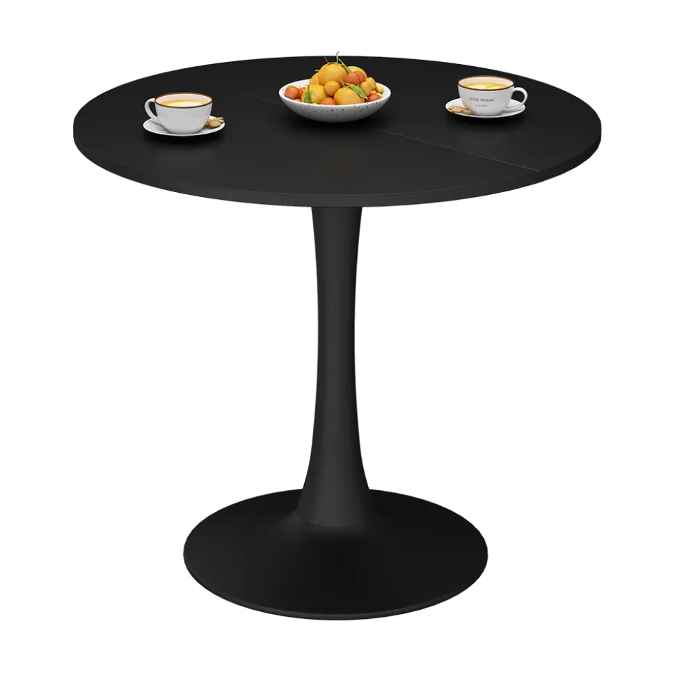 Esstisch Carl Schwarz 80 x 80 cm Vicco