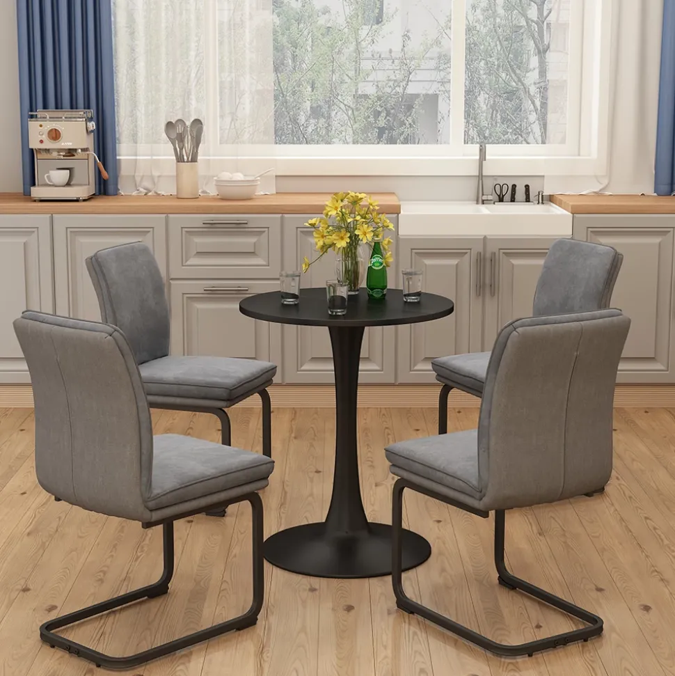 Esstisch Carl Schwarz 60 x 60 cm Vicco