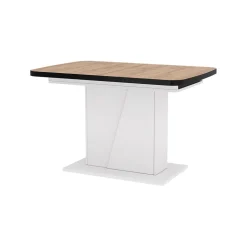 Esstisch Fenaro Goldkraft Eiche/Weiß 120 x 80 cm ausziehbar Vicco