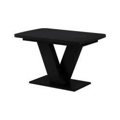 Esstisch Fenaro Schwarz 120 x 80 cm ausziehbar Vicco