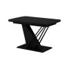 Esstisch Fenaro Schwarz 120 x 80 cm ausziehbar Vicco