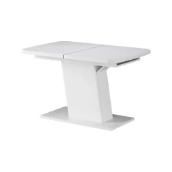 Esstisch Fenaro Weiß 120 x 80 cm ausziehbar Vicco