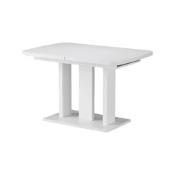 Esstisch Fenaro Weiß 120 x 80 cm 2 Teile Vicco