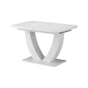 Esstisch Fenaro Weiß 120 x 80 cm ausziehbar Vicco