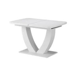 Esstisch Fenaro Weiß 120 x 80 cm ausziehbar Vicco