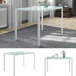 Esstisch Grand Weiß 120 x 70 cm Vicco