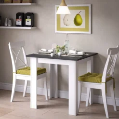 Esstisch Karlos Anthrazit 80 x 80 cm Vicco