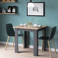 Esstisch Karlos Goldkraft Eiche 80 x 80 cm Vicco