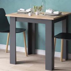 Esstisch Karlos Goldkraft Eiche 80 x 80 cm Vicco