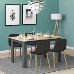 Esstisch Karlos Goldkraft Eiche 140 x 90 cm Vicco