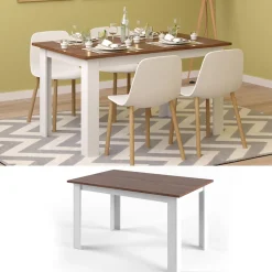 Esstisch Karlos Nussbaum 140 x 90 cm Vicco