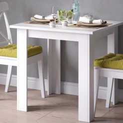 Esstisch Karlos Weiß 80 x 80 cm Vicco