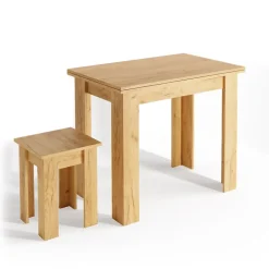 Esstisch mit Stuhl Roman Sandeiche 90 x 60 cm Vicco