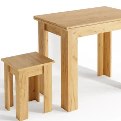 Esstisch mit Stuhl Roman Sandeiche 90 x 60 cm Vicco