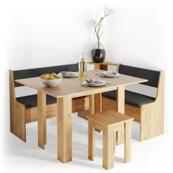 Esstisch mit Stuhl Roman Sandeiche 90 x 60 cm Vicco