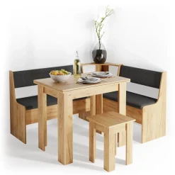 Esstisch mit Stuhl Roman Sandeiche 90 x 60 cm Vicco