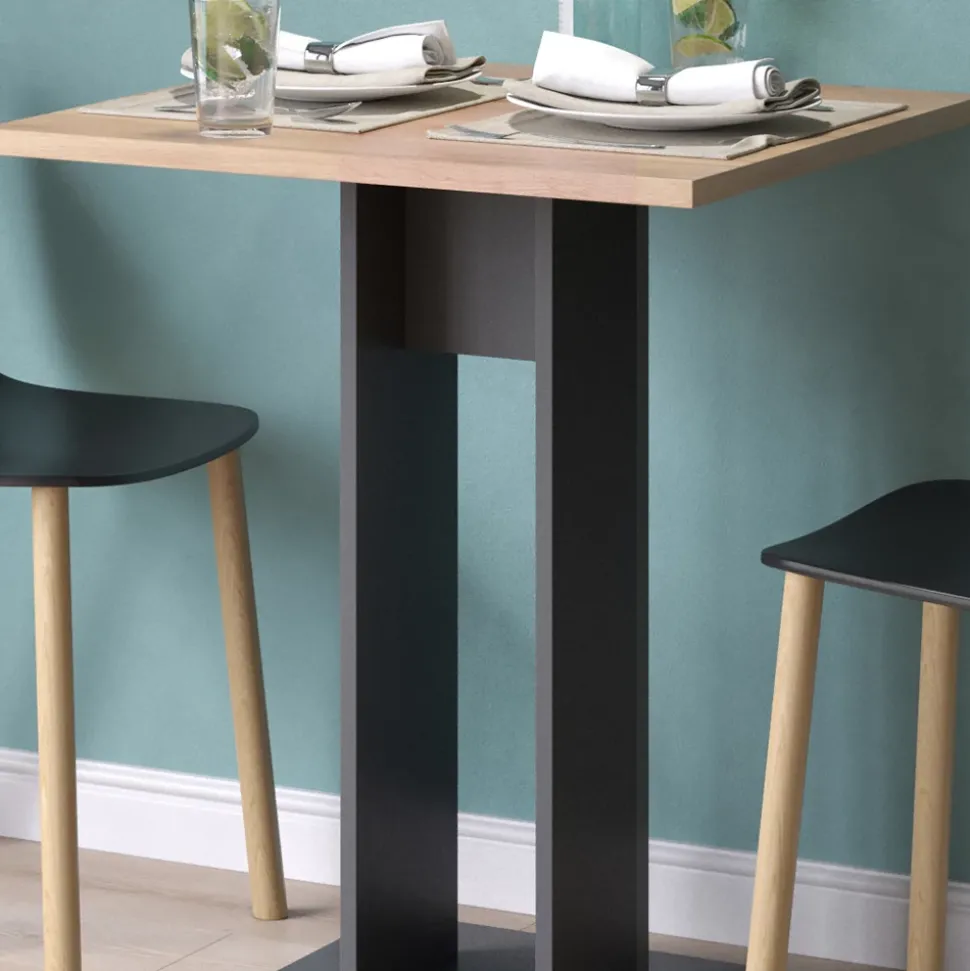 Esstisch Repose Anthrazit 65 x 65 cm Vicco