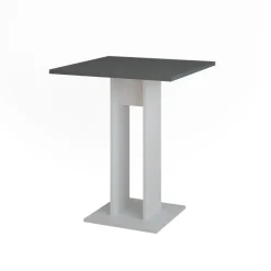 Esstisch Repose Weiß/Anthrazit 65 x 65 cm Vicco