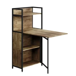 Esstisch Savio Eiche rustikal 57 x 30 cm mit klappbarer Tischplatte Vicco