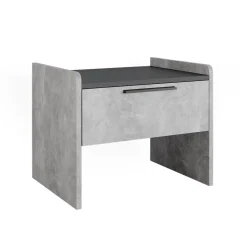 Esszimmerbank Roman Beton 53.5 x 41.1 cm mit 1 Schublade Vicco