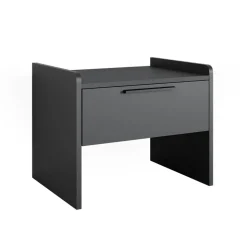 Esszimmerbank Roman Schwarz 53.5 x 41.1 cm mit 1 Schublade Vicco