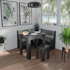 Esszimmer-Bank Roman Schwarz 41.5 x 76.6 cm Vicco