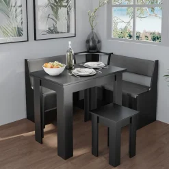 Esszimmer-Bank Roman Schwarz 41.5 x 76.6 cm Vicco