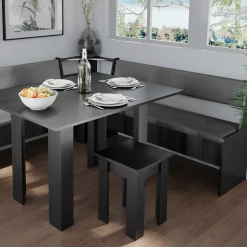 Esszimmer-Bank Roman Schwarz 41.5 x 136.6 cm Vicco