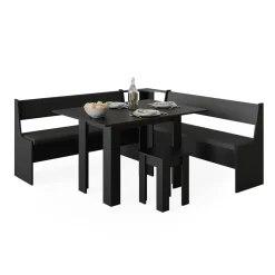 Esszimmer-Bank Roman Schwarz 41.5 x 136.6 cm Vicco