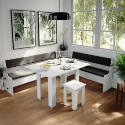 Esszimmer-Bank Roman Weiß 41.5 x 136.6 cm Vicco