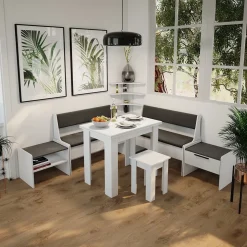 Esszimmerbank Roman Weiß 53.5 x 41.1 cm Vicco