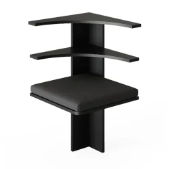 Esszimmer-Eckbank Roman Schwarz 43.5 x 43.5 cm Vicco