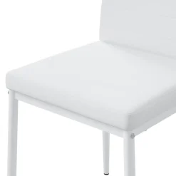 Esszimmerstuhl Grand Weiß 42.5 x 48 cm 6er Set Vicco