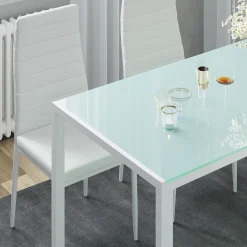 Esszimmerstuhl Grand Weiß 42.5 x 48 cm 4er Set Vicco