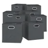 Faltbox Anthrazit 30 x 30 cm 8er Set Vicco