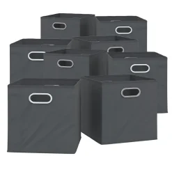 Faltbox Anthrazit 30 x 30 cm 8er Set Vicco