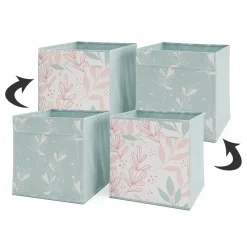 Faltbox Türkis 30 x 30 cm 2er Set Vicco