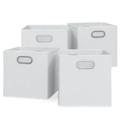Faltbox Weiß 30 x 30 cm 4er Set Vicco