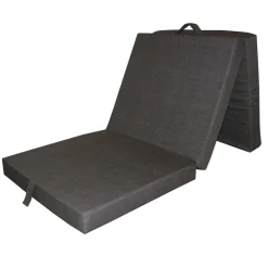 Faltmatratze Anthrazit 190 x 70 cm Vitalispa