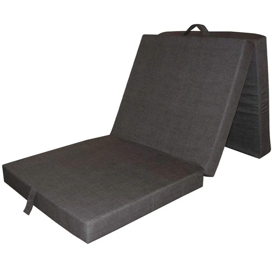 Faltmatratze Anthrazit 190 x 70 cm Vitalispa