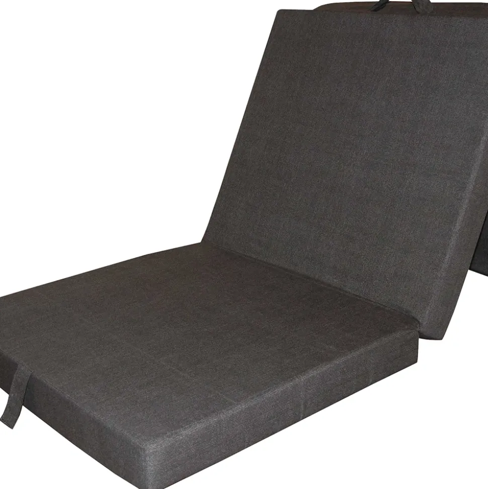 Faltmatratze Anthrazit 190 x 70 cm Vitalispa