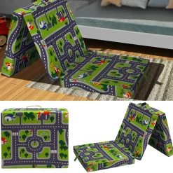 Faltmatratze Grün 190 x 70 cm Vitalispa