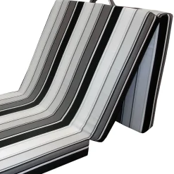 Faltmatratze Schwarz 190 x 70 cm Vitalispa