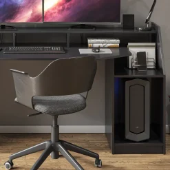 Gaming Tisch Joel Schwarz 179.8 x 65.5 cm Vicco