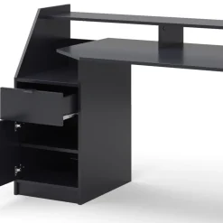 Gaming Tisch Joel Schwarz 179.8 x 65.5 cm Vicco