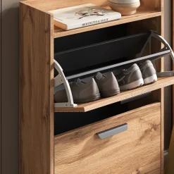 Garderobe Amber Eiche Wotan 59.8 x 100 cm 2 Teile Vicco